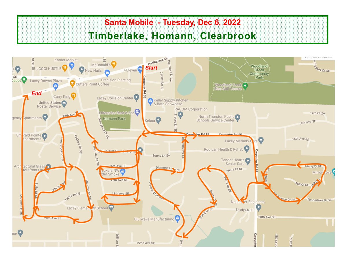 LaceyFireDist3's tweet photo. Tuesday, December 6 - #SantaMobile tonight!
Timberlake, Homann & Clearbrook. Leaves Station at 6pm; planned route subject to minor changes. Keep tabs by tracking Santa at https://t.co/FdpdxwiACm https://t.co/fs04Fi3Z8H