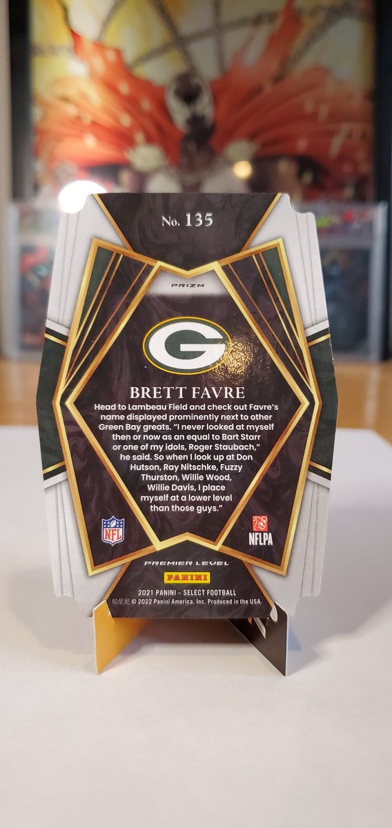 Spawn5202's tweet photo. 2021 Panini Select - Red and Blue Prizm Die Cut #135 Brett Favre=$5.00
I have it on ebay starting at 99 cents Look me up my ebay store at spawn520.
#panini #paniniselect #redandblueprizm #greenbaypackers #bretfavre #legend #footballcardforsale #ebayseller #whodoyoucollect #nfl https://t.co/TUdDrsXbV6