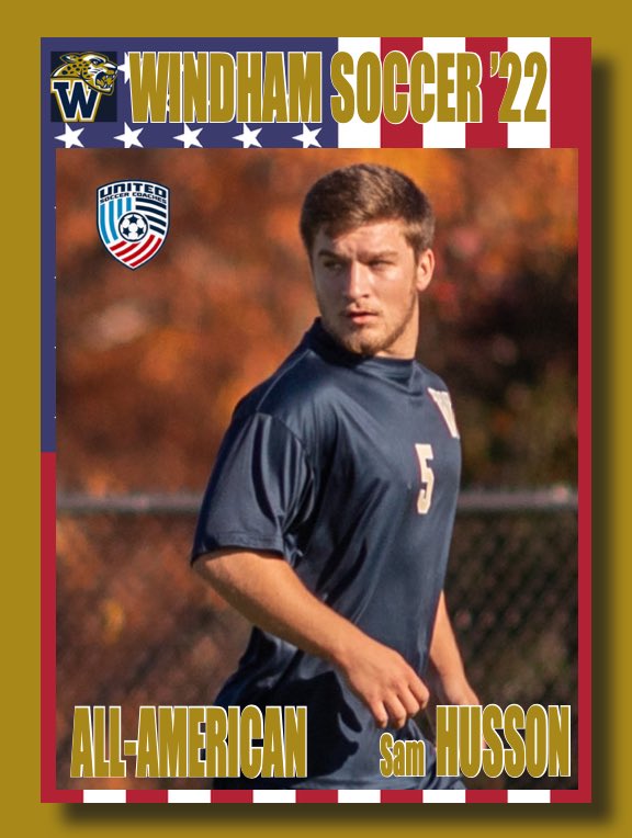 WindhamAthletic's tweet image. Congratulations to Sam Husson, The First Soccer All American from Windham High School!!  #jagpride