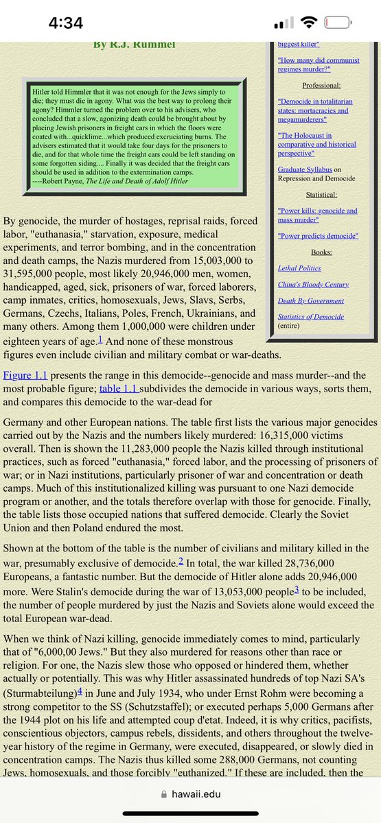 hello3343443's tweet photo. @KaiserDante699 @DaMvM42 @DefenceU Hmmmm… Putin was responsible for killing 31m people?  Post link to article as a source.  I’ll wait. https://t.co/W3YN5Y8EXI