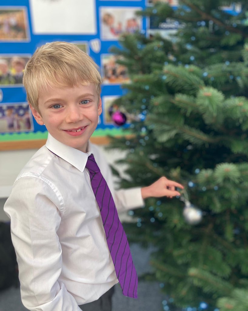 It's definitely starting to feel a lot like Christmas at Blundell's Prep.  An enormous number of mince pies have been consumed and last week Year 3 took great delight in helping Mr Southgate decorate the beautiful tree delivered by our Grounds Team. #tradition #christmas🎄
