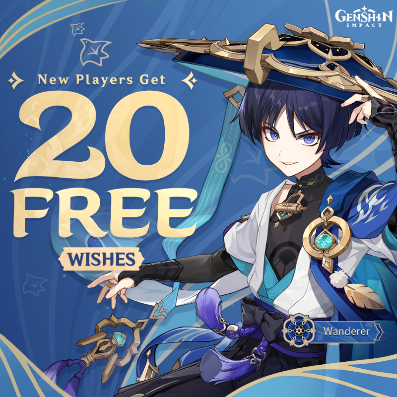 GenshinImpact's tweet photo. New Companion: Wanderer, Faruzan