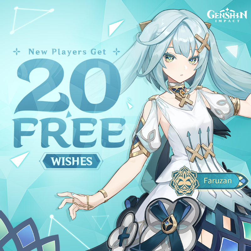 GenshinImpact's tweet photo. New Companion: Wanderer, Faruzan