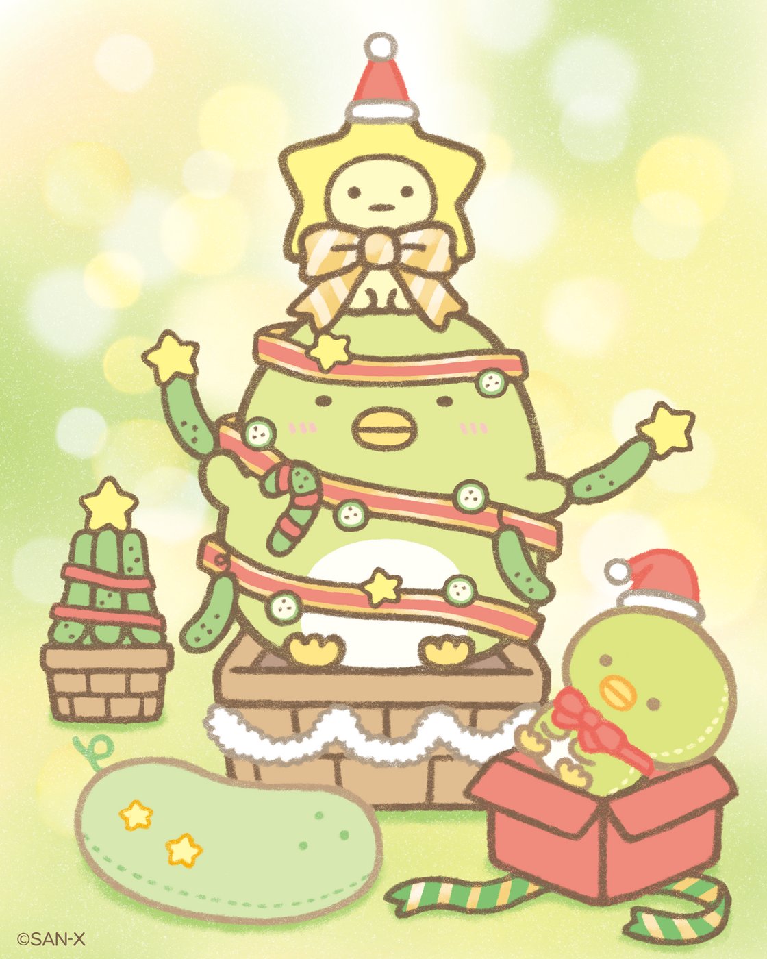 壁掛けクリスマスツリー＆オーナメントセット「すみっコぐらし