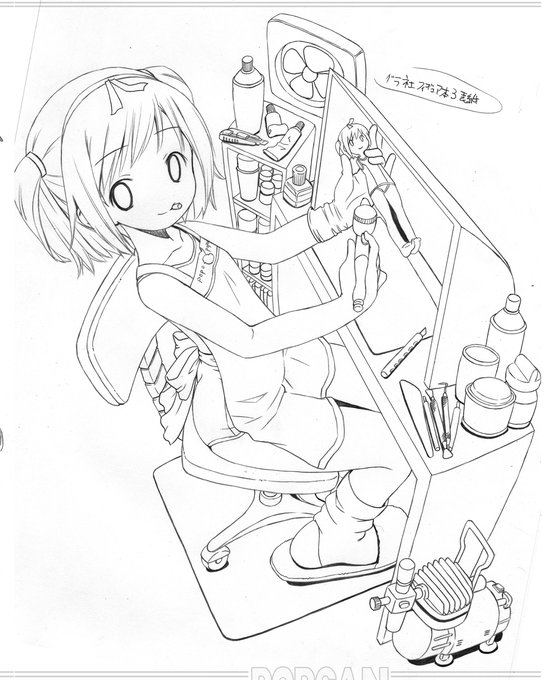 フィギュア制作ちゅう 