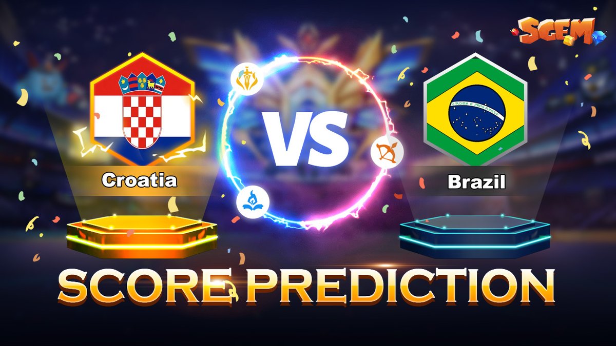 #FIFAWorldCup Score prediction &amp; stand a chance to win a cash prize

⚔️Brazil : Croatia⚔️

To qualify you must:
🏆 Predicted Score
🏆RT &amp; Tag your best friend in the comment

#SGEM