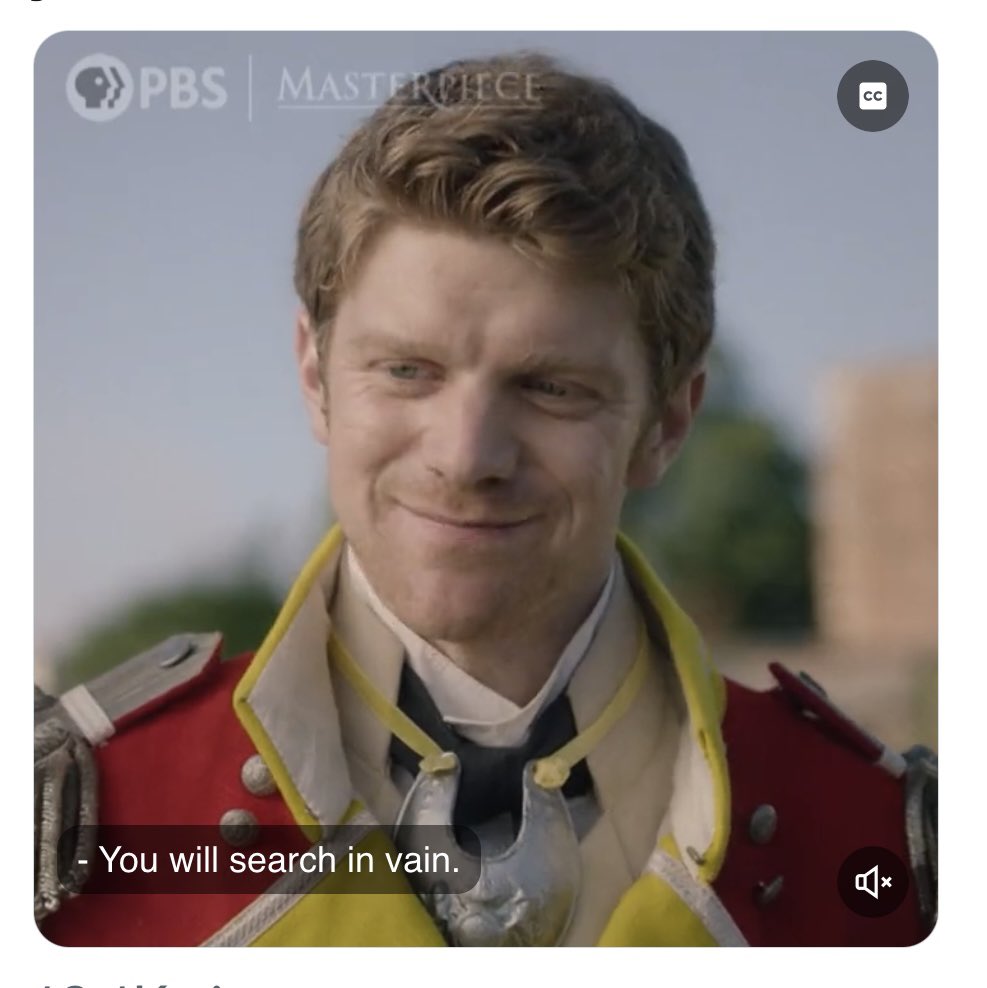 AH: I suspect there is a beating heart somewhere beneath that uniform
DF: You will search in Vain
Commonsense preVailed and it eVentually became eVident to Alison to Validate and Value her true loVe ❤️ 
#Sanditon+V