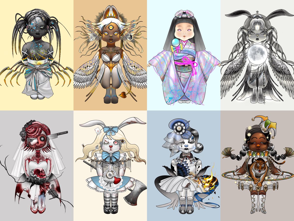 MuLightClown's tweet photo. Which one you choosing if they are all the same price?  
#NFT #Web3 @opensea 

Follow👉 @MuLightClown 
🌠 Like + RT
🌠 Tag Some Friends
🔔48h https://t.co/nPWef26xBZ