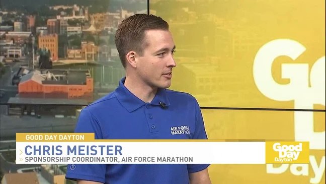 cmeis1991's tweet photo. Thanks to @GoodDayDayton for having me on yesterday to talk @AFMarathon registration! Our team is so excited about what we have planned for 2023 and looking forward to our best race yet. 

📺 https://t.co/xuWGKdiG9C https://t.co/2qfhrfoq6Z