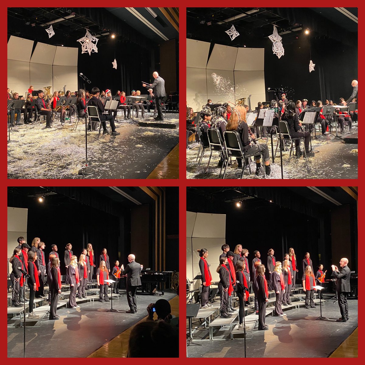 So much fun at the Band and Choir Concert tonight!! #lionpride #wearebettertogether