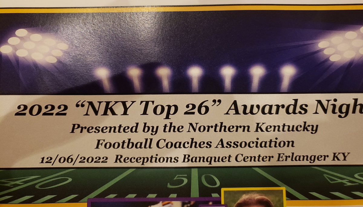 LHS_PanthersFB's tweet photo. Celebrated one of our own tonight at the NKFCA Top 26 Banquet! Congrats @jaxsonrice1 on a awesome season and career in Ludlow Football! Excited to see how you finish out your career in basketball!
#panthers22 #football #basketball #togetherwewin #goodluck https://t.co/LfJsfi2rMI