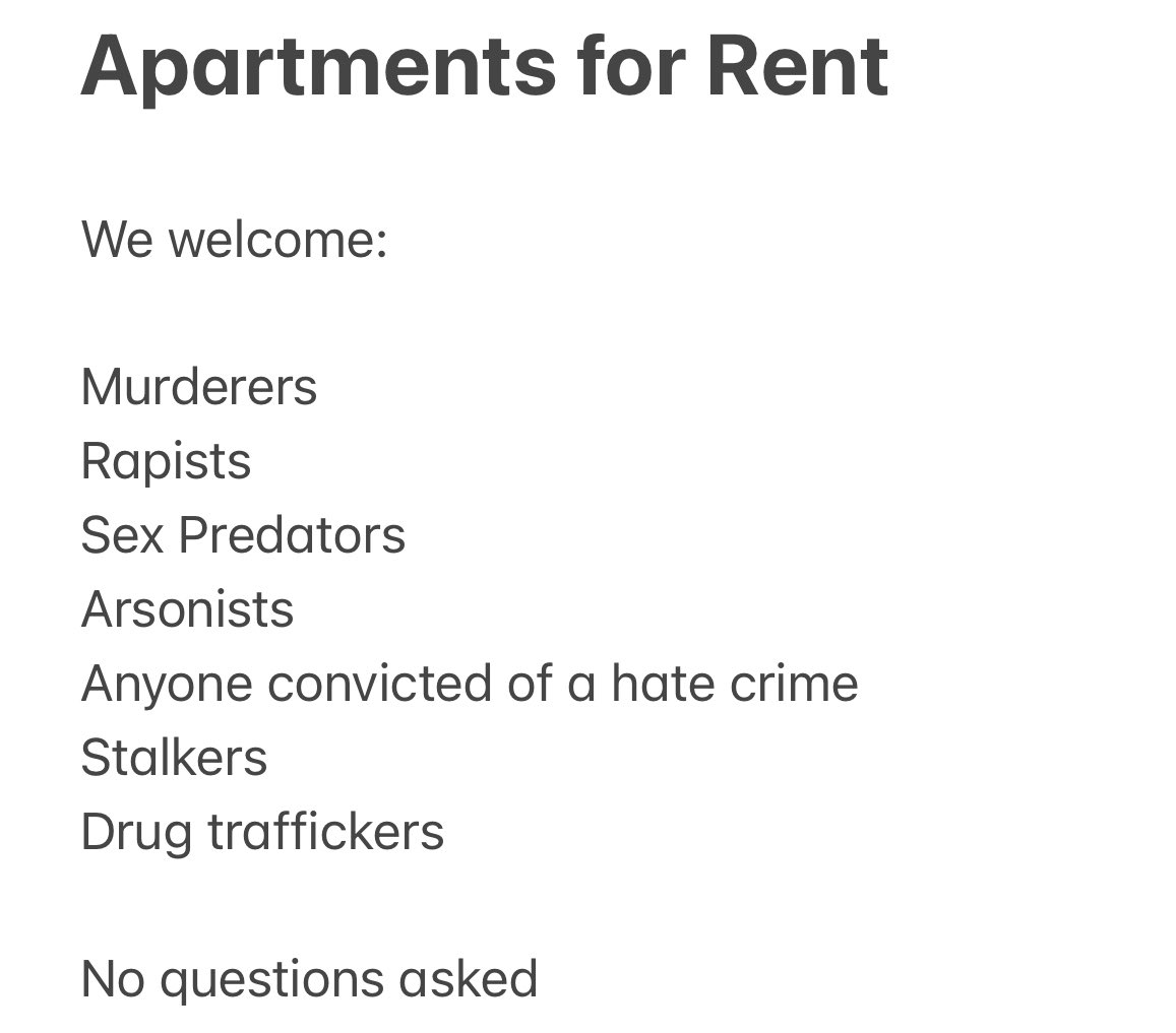 SamAntar's tweet photo. Hey @NYCProgressives: How many of you would rent an apartment with this “for rent” sign hanging in front of the building?
#Intro632 https://t.co/GYwg7V0VXD