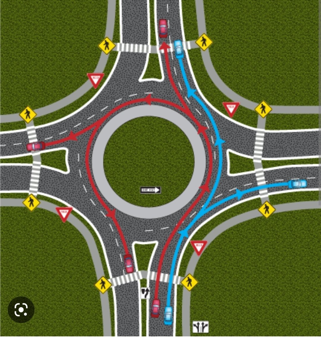 ECK22WI's tweet image. Why are roundabouts so difficult for people to understand?  Just follow the damn posted signs people!