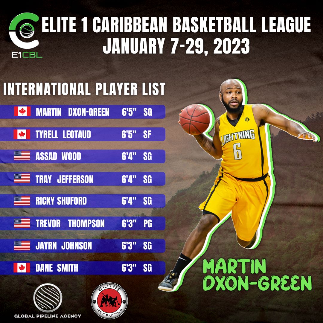 e1_cbl's tweet photo. E1CBL is Proud To Announce our Signed International Players For the Upcoming Winter League . #E1CBL #basketball #jamaica #PHASE1 #proball #proballer #caribbean #dunk https://t.co/1F08ddRfs8