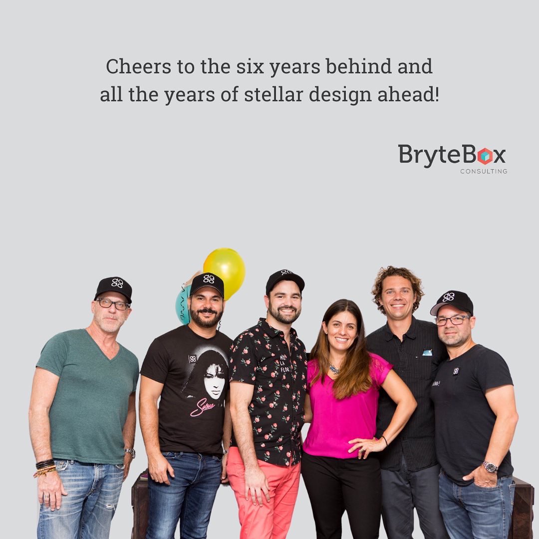 BryteBox's tweet image. We’re shouting out Studio DADO who just celebrated their 6th birthday! From their first day, BryteBox has walked beside the founders and cheered with every new team member and each new client project! 

Cheers to the six years behind and all the years of stellar design ahead!