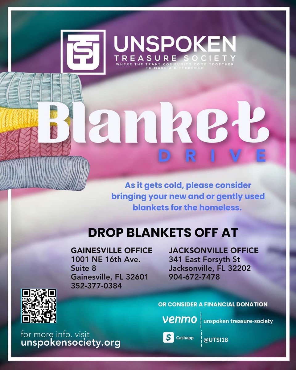 UnspokenTreasu1's tweet photo. LADIES AND GENTLEMEN please don’t forget the unspoken treasure society CHRISTMAS MIRACLE and BLANKET DRIVE https://t.co/4WkKys2yf3 USE THE LINK TO REGISTER A FAMILY IN NEED https://t.co/Jdv8JrhPhB