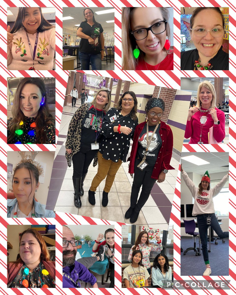 Here’s a few of our festive <a href="/AngletonHS/">Angleton High School</a> staff getting into the Christmas spirit with their best jingles and light-up accessories while participating in the 12 Days of Christmas!