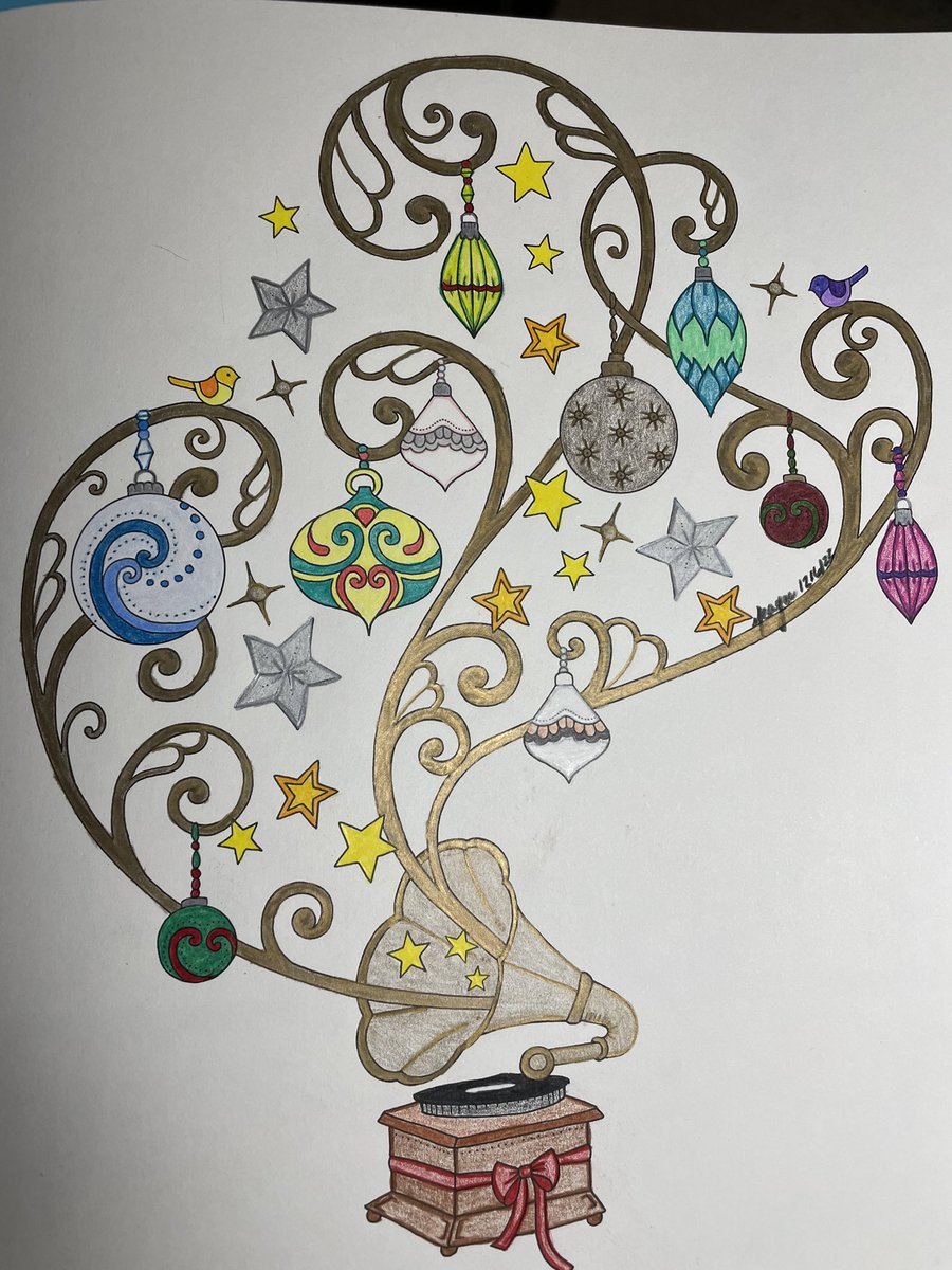 MeaganLeonard's tweet photo. Christmas time!
#Christmas #coloring #johannabasford #coloredpencils #prismacolor #coloredpencils https://t.co/t7xKf7g5YY