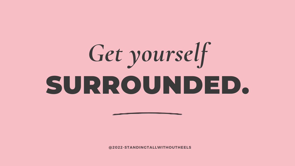 Don't forget to surround yourself with people who lift you up!

#powerfulwomen #womendevelopment