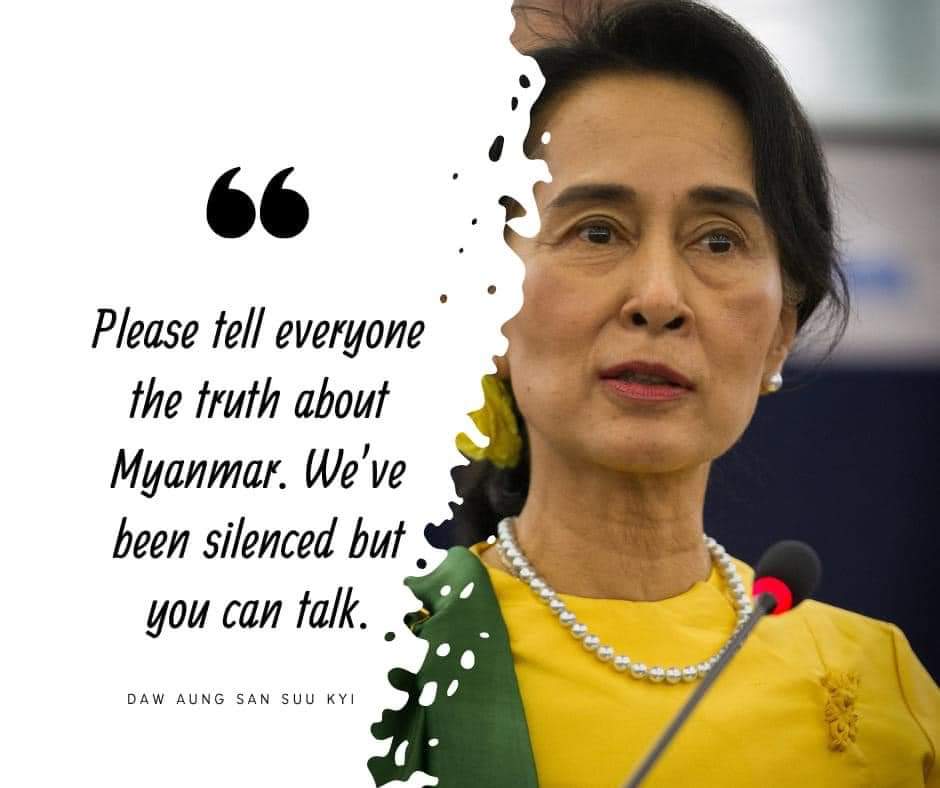 Amanda09115477's tweet photo. We've been silenced but you can talk @UN . Take action on Junta.

#WhatsHappeningInMyanmar 
#Myanmar https://t.co/S5MpGFQ7an