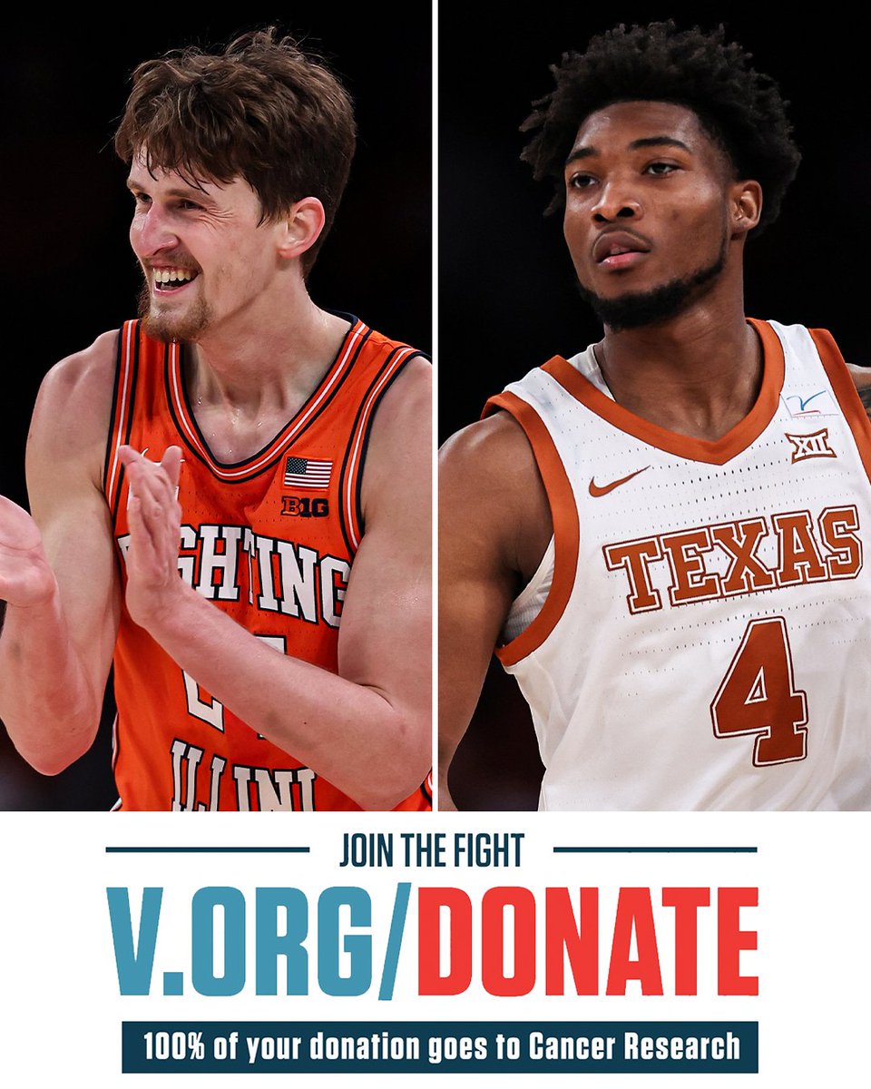 espn's tweet image. FIGHTING ILLINI WIN IN OT‼️ 

No. 17 Illinois takes down No. 2 Texas in the Jimmy V Men's Classic‼️