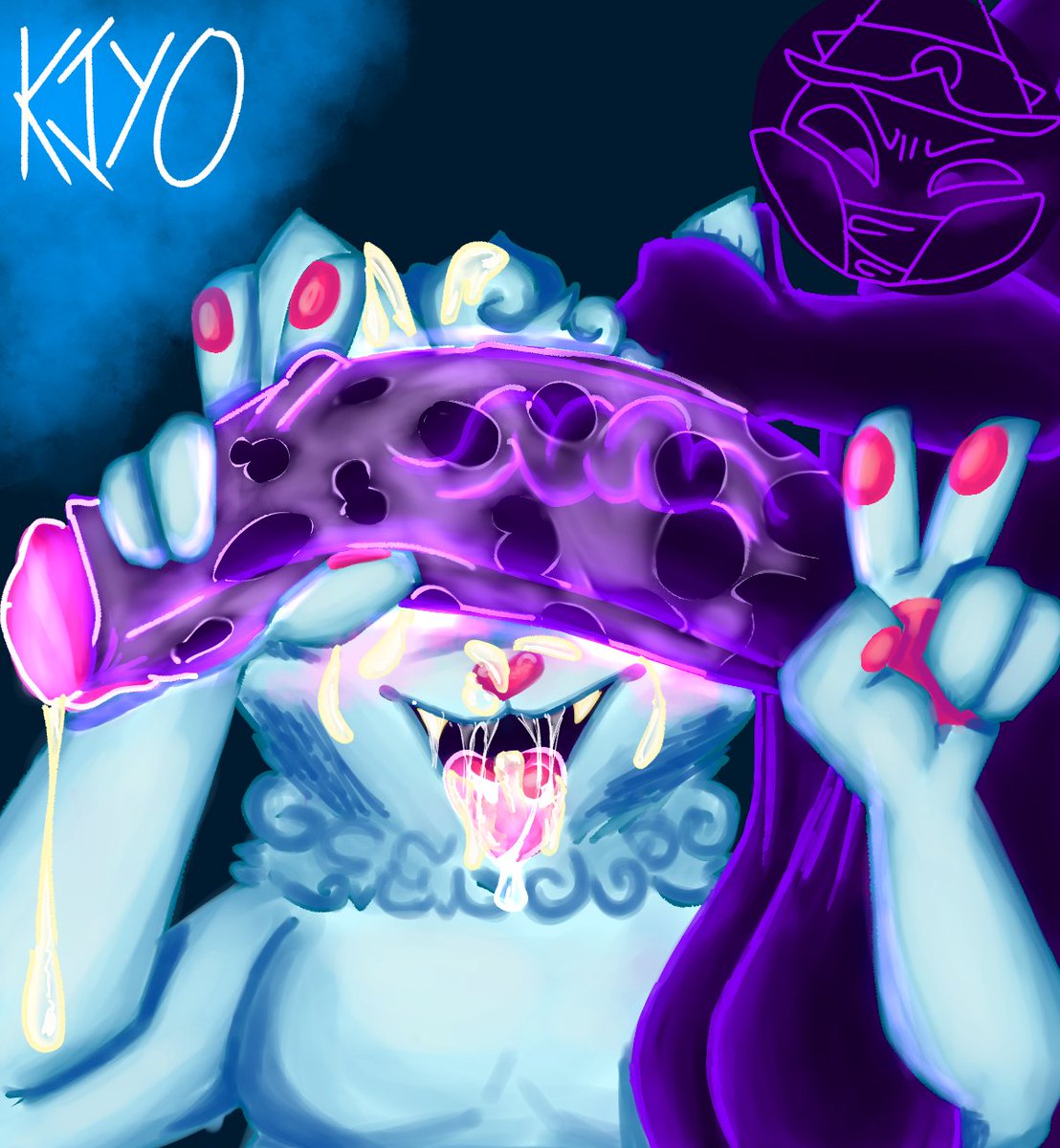 A little drawing i did for a friend from my rp account :>