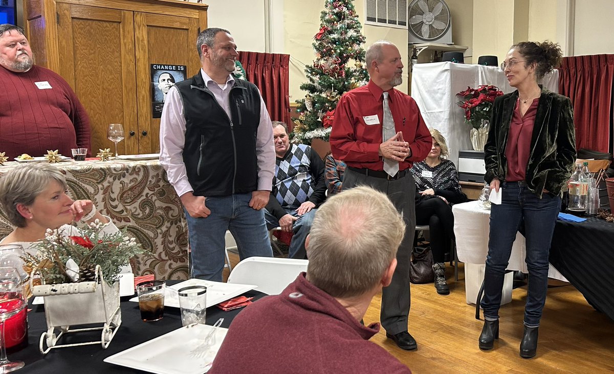 Retired Clinton Co Sheriff Rick Lincoln &amp; I were thrilled tonight to honor retiring Iowa Rep. Mary Wolfe for her six terms at the Iowa Capitol. She respected everyone and represented all of her neighbors. Thanks Mary!!!!