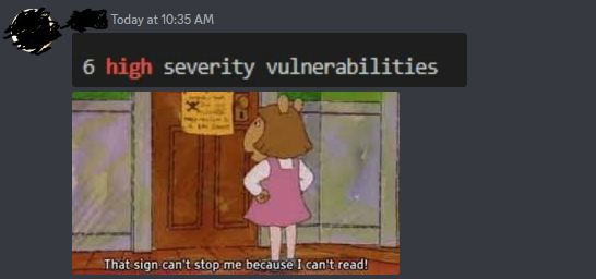 On today's episode of being a programmer: