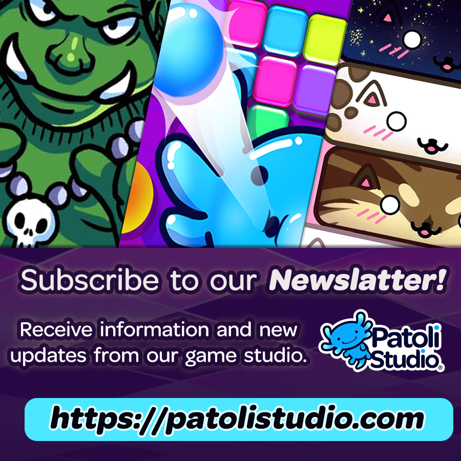 PatoliStudio's tweet photo. Join @PatoliStudio Newslatter and receive monthly updates on our games and more news of exclusive interest. 📧

👉 https://t.co/bDU3cloOVx
👉 https://t.co/jpCPhZWAlA
-
#indiegames #IndieGameDev #indiedevs #gamedev #News #videogames https://t.co/hGLMVJsZQD