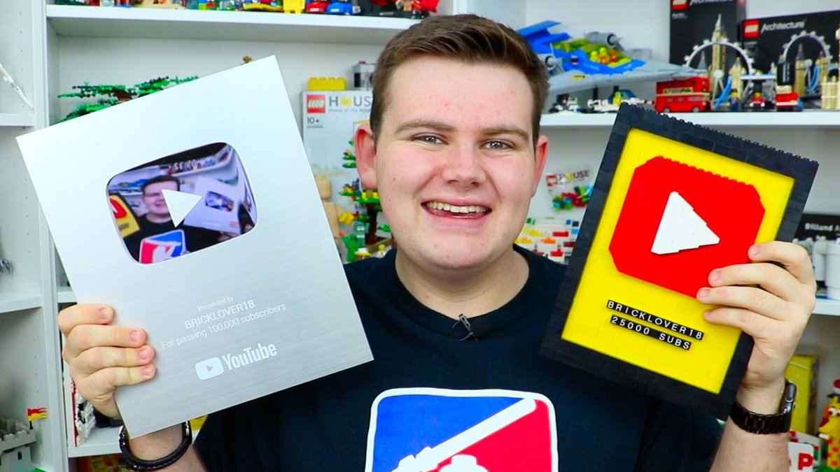 In May 2015, I built a LEGO YouTube Play Button to celebrate me surpassing 2,500 subscribers. 
In November 2022, I unboxed my official YouTube Play Button from YouTube to celebrate 100,000 subscribers. 
And today on YouTube, I've done a comparison of the two play buttons.