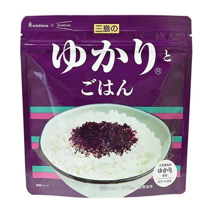 MINEZAWA_'s tweet photo. #三島食品 ×#IZAMESHI　コ��ボ第二弾！！

https://t.co/qmBBn2xJ8x
https://t.co/lyzGXRyEPs
https://t.co/6qGXkQmhIx

三島食品のゆかり、かおり、あかりと国産のお米を使ったアルファ化米がセットになりました。
熱湯、または水を注ぐだけなので保存食やアウトドアにもおすすめです！

#minezawa https://t.co/IcgNFaC4Qr
