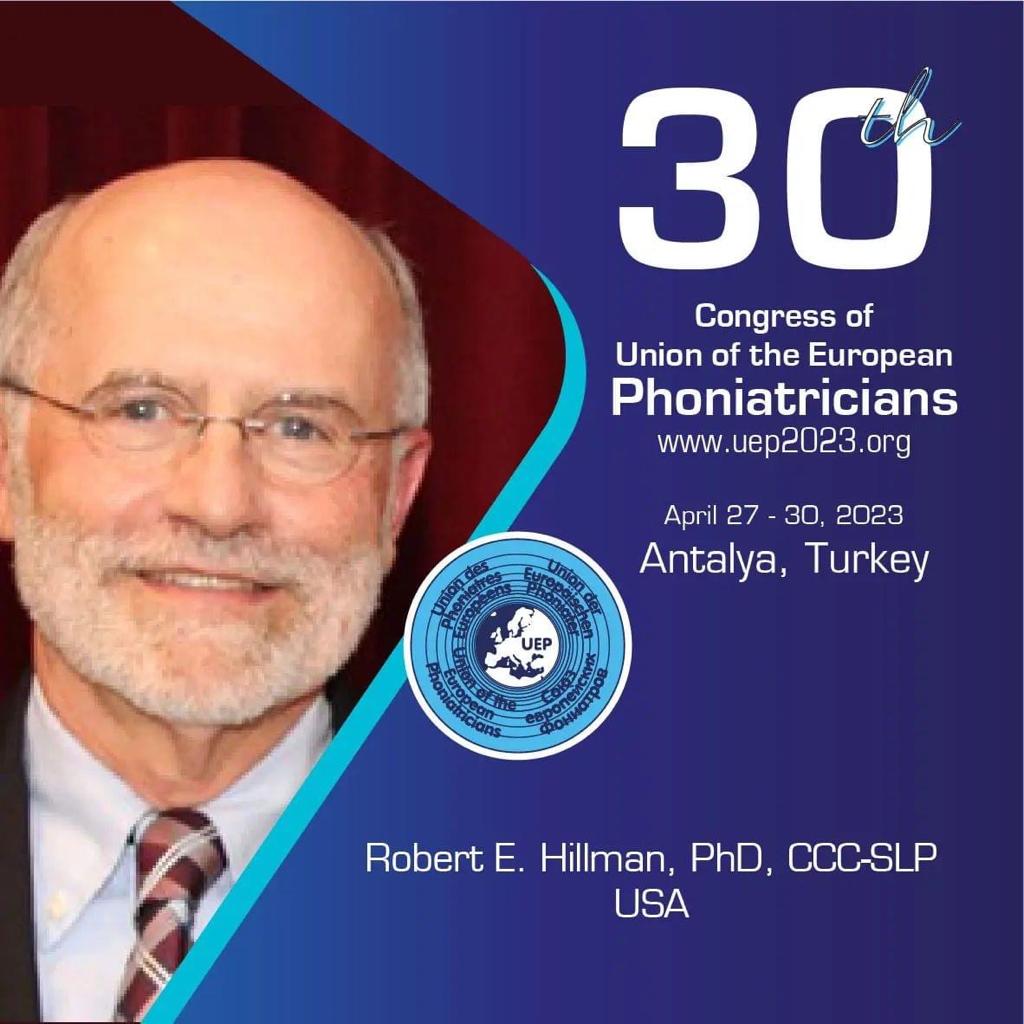 Robert E. Hillman is confirmed faculty in UEP 2023

He is currently the Co-Director of the Center for Laryngeal Surgery and Voice Rehabilitation, Massachusetts General Hospital, Boston, USA

Please visit the webpage of the congress for further details uep2023.org