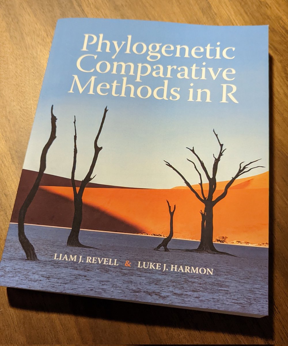 phytools_liam's tweet photo. I'm so proud of how my recent @PrincetonUPress book with @lukejharmon on #PhylogeneticComparativeMethods in #Rstats came out. 

We hope that our colleagues are able to make the good use of it that we intended!

For more info: https://t.co/z0IMsyLfxn https://t.co/FlO3L09Drn