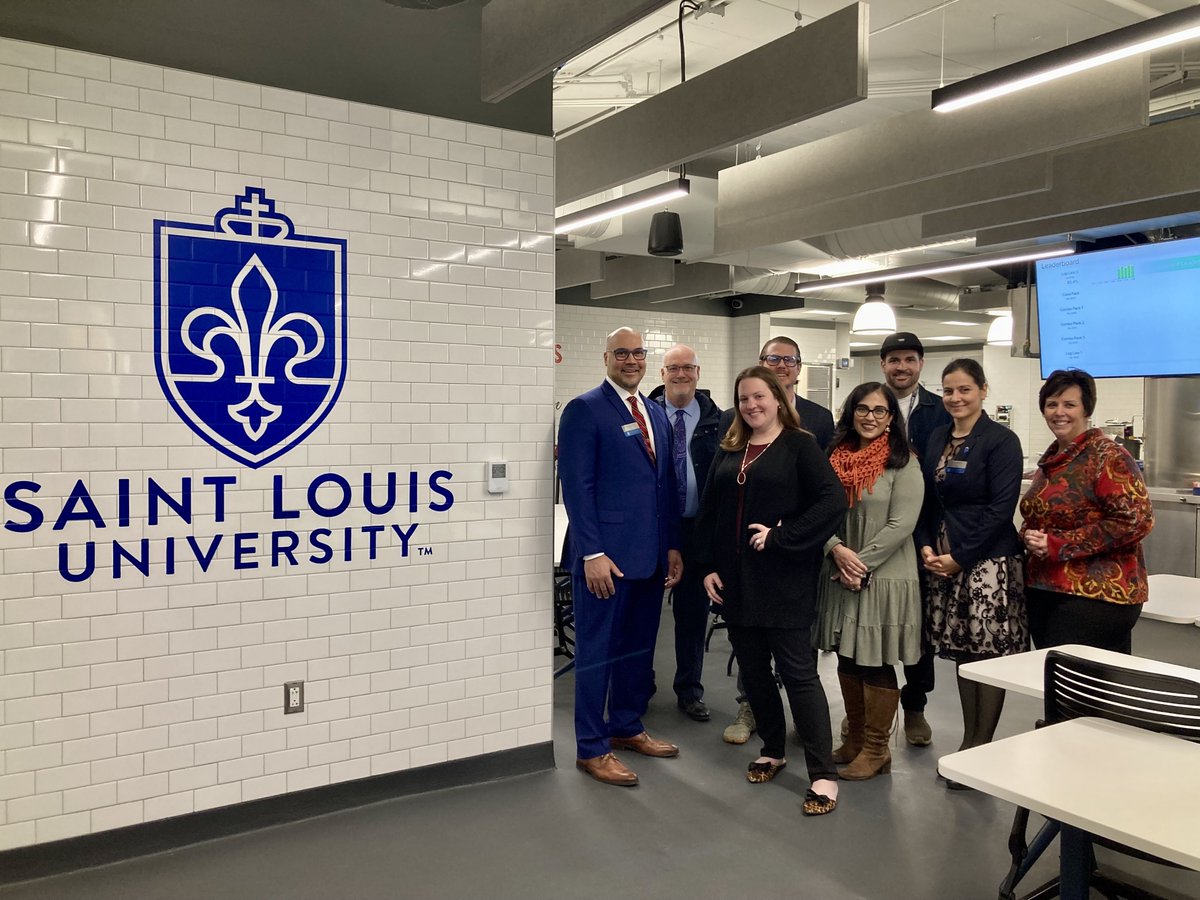 sludchs's tweet photo. Dean Rousseau and some of our faculty visited the Food Discovery Center @cityfoundryst to discuss the unique academic/industry partnership between @SLU_Official and @Deli_Star_Corp around food science and culinary entrepreneurship.
@ProspectYards
#DCHSlife https://t.co/QZPmw74Sne