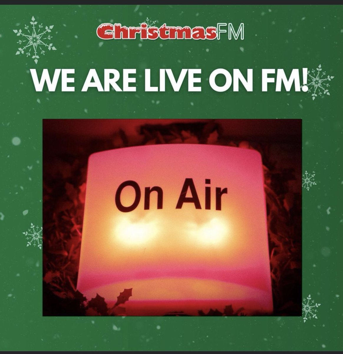 johnmtroy's tweet photo. Live on Christmas FM till midnight bringing you the magic of Christmas #christmasfm https://t.co/zse5QwlDqL