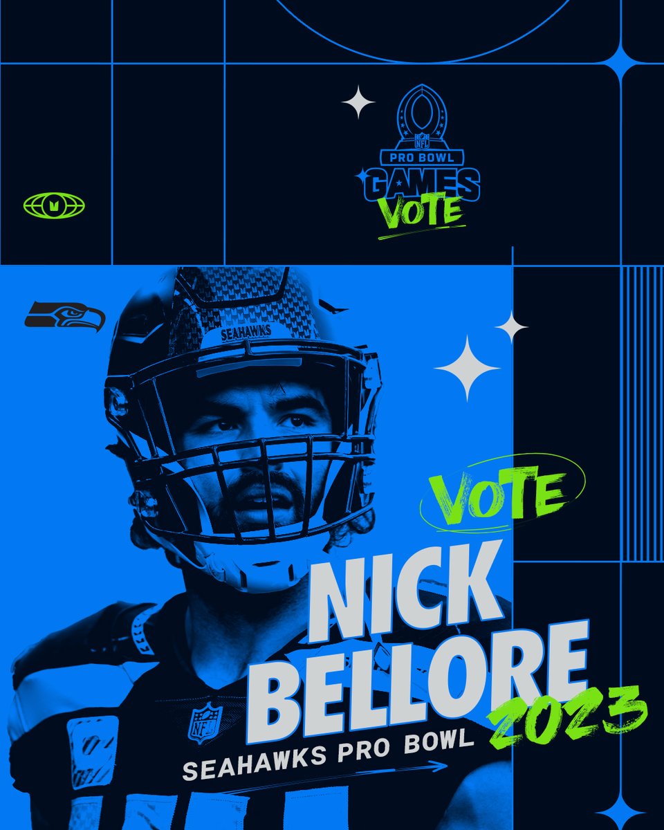 Seahawks PR (@seahawkspr) on Twitter photo Help <a href="/Seahawks/">Seattle Seahawks</a> special teams captain <a href="/NBELLORE54/">Nick Bellore</a> get to Las Vega$ for free. 1 RT = 1 #ProBowlVote Help <a href="/Seahawks/">Seattle Seahawks</a> special teams captain <a href="/NBELLORE54/">Nick Bellore</a> get to Las Vega$ for free. 1 RT = 1 #ProBowlVote