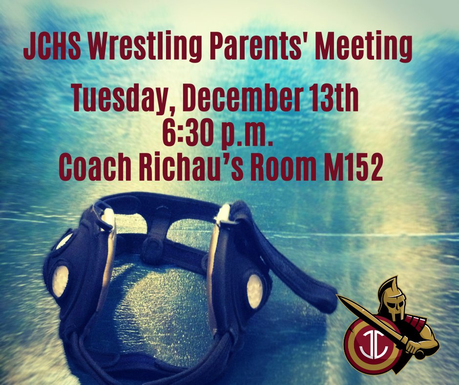 JCreekWrestling's tweet image. This meeting will be to discuss what needs to be done to make the GHSA 6A Region 7 Team Duals on Saturday, January 7th, 2023, hosted by Johns Creek Wrestling, a success.  #jchsgladiators #jcathletics