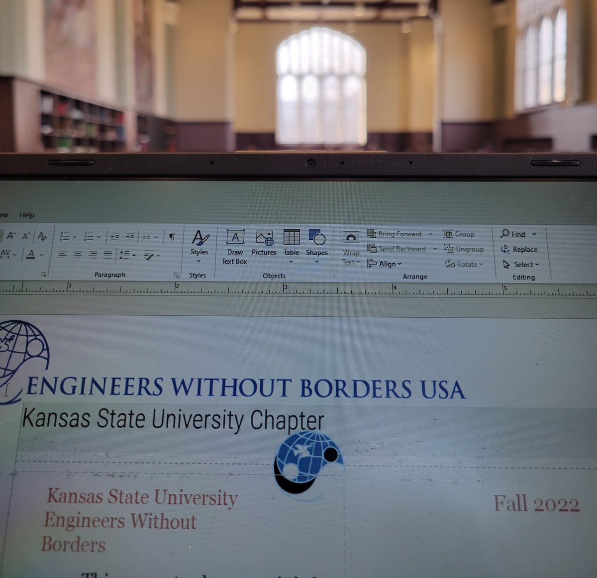 BordersKsu's tweet photo. There's no better place to work on the 2022 Fall Newsletter than the Great Room at @kstatelibraries! Want to see what we've been up to this semester? Join our Newsletter Contact List! Link in QR code or below!
https://t.co/gkIJpRK3Y5 https://t.co/1VsaFwTpGT