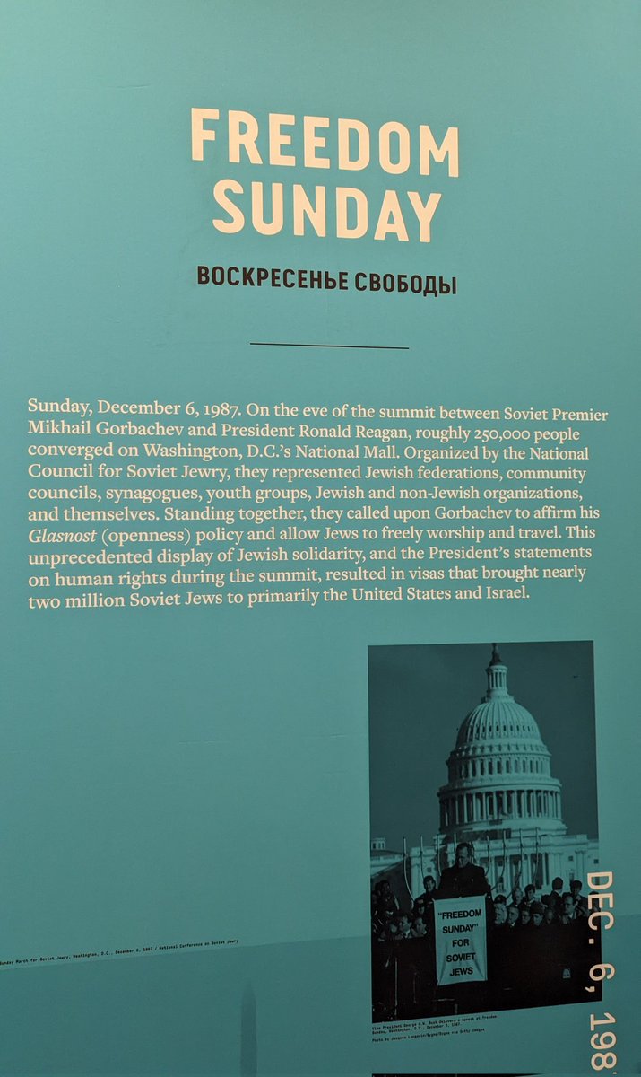 abbyfsnyder's tweet photo. Today, my @baltjc colleagues and I joined the @jewishmuseummd for the opening of their new exhibit, #PowerofProtest. It was extremely insightful -- go check it out! https://t.co/YlWsup8PqU