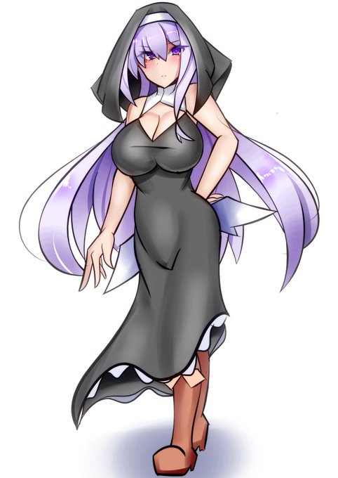 シスターメアを描きました!!!
レヴェリーヴァイスから数百年後の謎のシスター…

「他人の身体を奪ってわが物顔してる奴を裁くのが私の仕事よ。」
頭身を間違えてしまった…。 