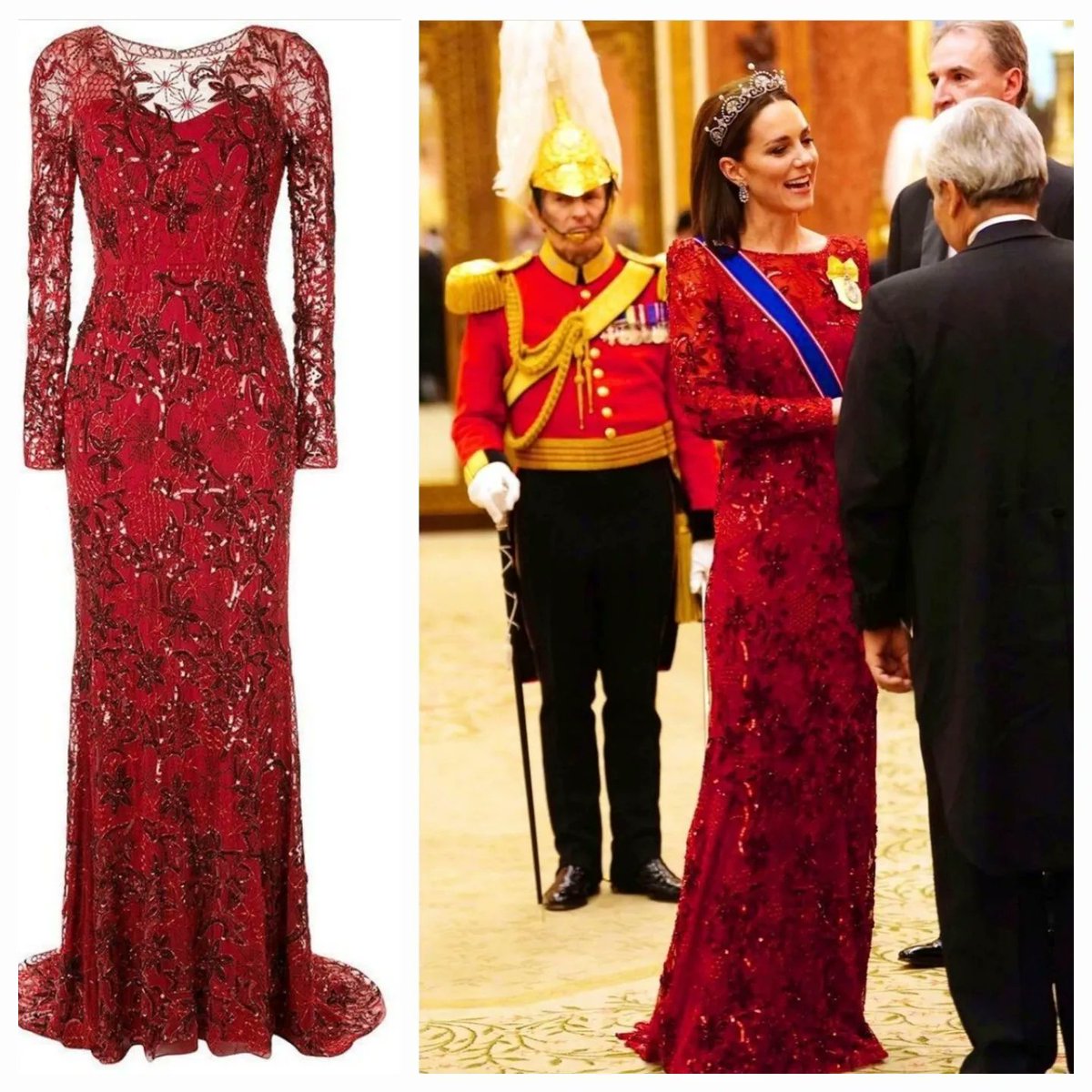 colourandimage's tweet photo. Tonight The Princess Of Wales is wearing a new @jennypackham gown in what appears to be The Colour of The Year 2023!!! #magintaverse
#coloyrexpert
#colouranalysis
#stylingthenation
#Cork https://t.co/Io8JxStrop