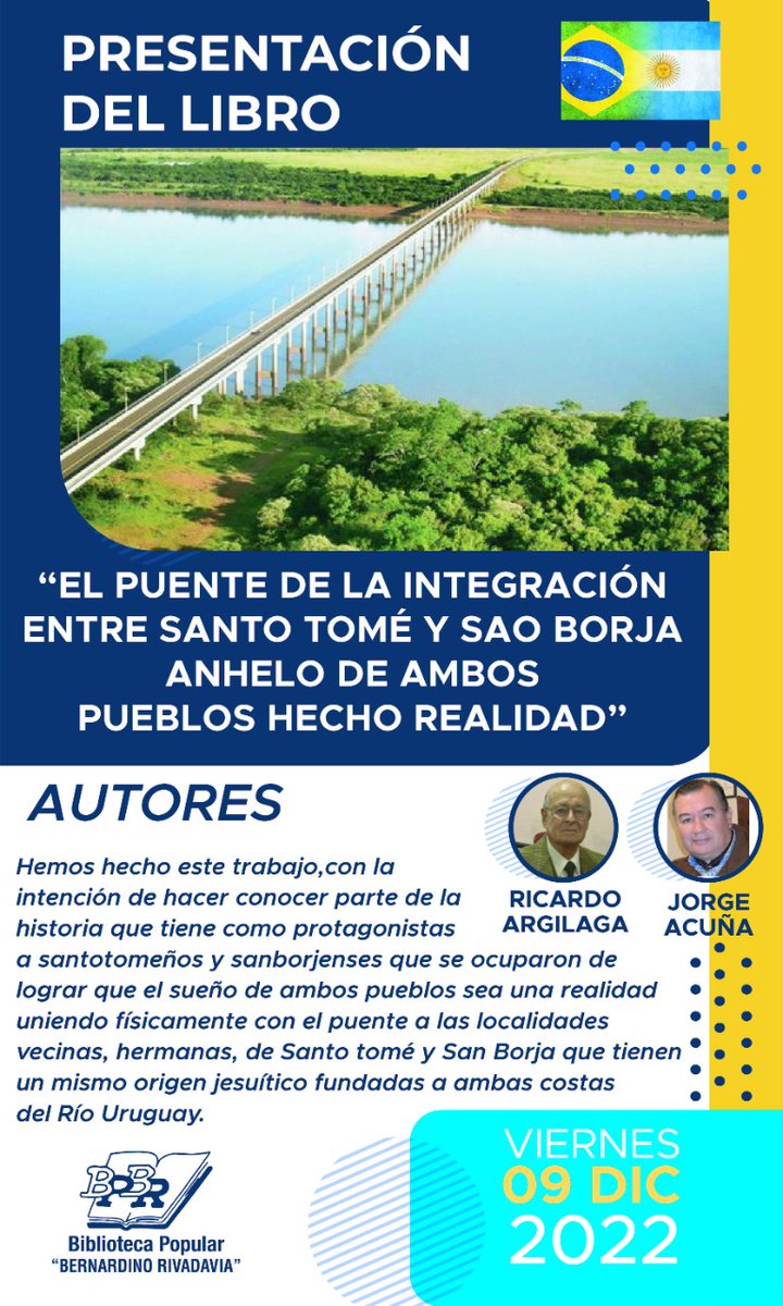 coiojor's tweet photo. La Presentación del Libro será este viernes 9 de diciembre a las 19:00 horas en Víctor Navajas 844, en Biblioteca Popular "Bernardino Rivadavia". https://t.co/v5vgfIAmeI