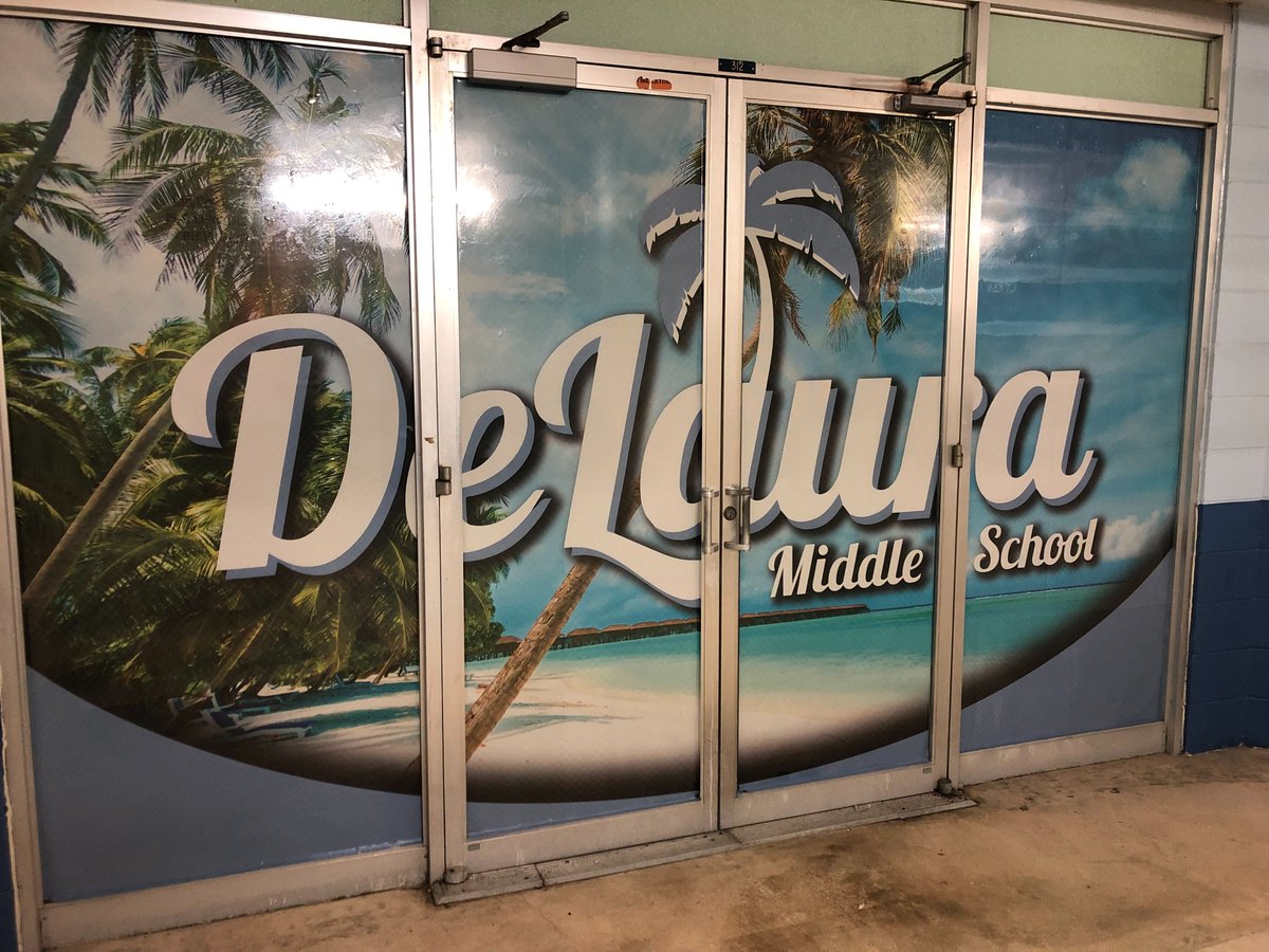 b2k12branding's tweet photo. The vinyl wrap we did for DeLaura Middle School came out awesome! At B2K12, we love to beautify our #brevard schools!
#B2K12 #BPS #adversity https://t.co/5DR71dZNVc