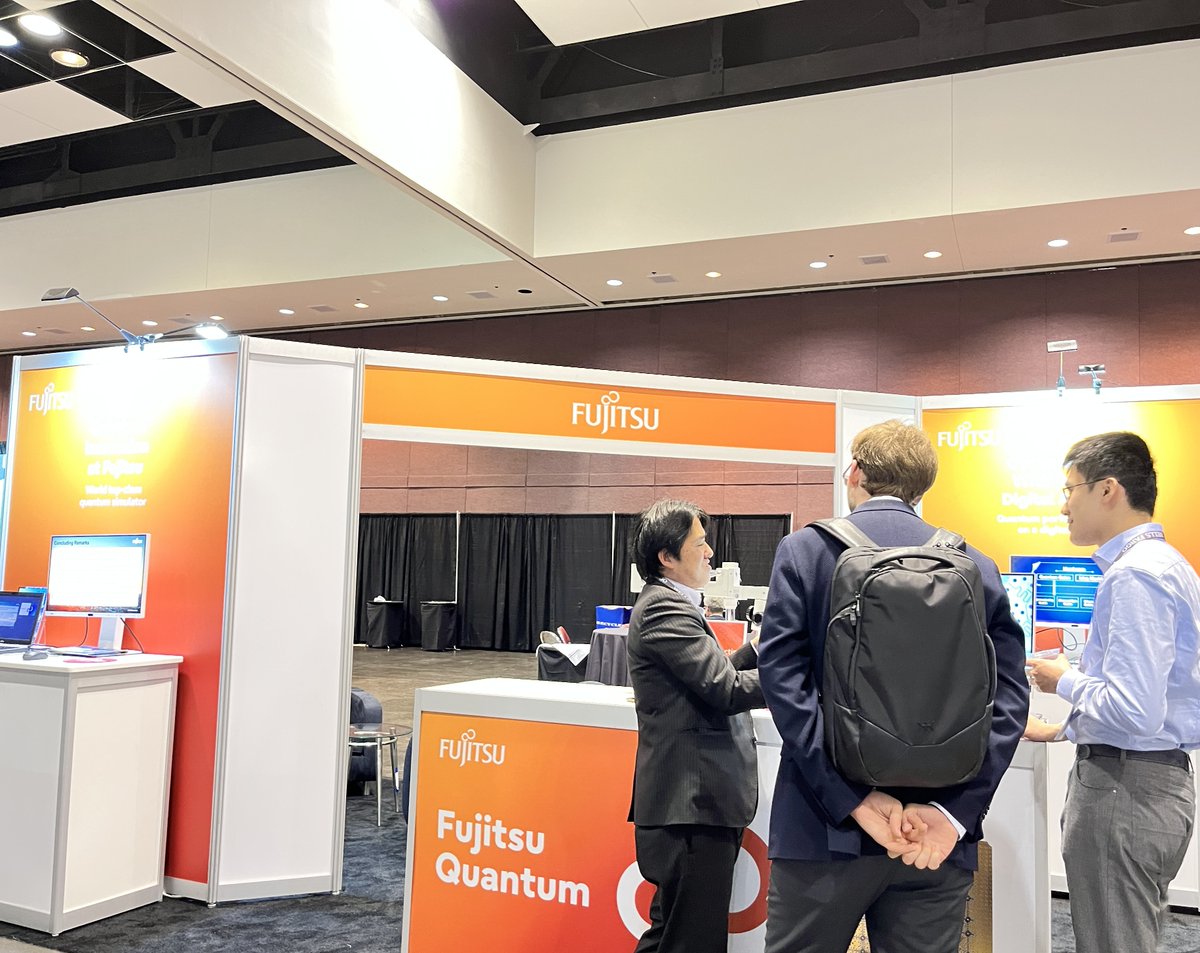 fujitsulabs's tweet photo. Day 1 at #Q2B22 Silicon Valley is fulfilled with
#quantumcomputing market insights! Stop by #Fujitsu booth to learn how Fujitsu teamed up with #RIKEN Research Institute to create Japan's first domestically produced quantum computer in 2023 spring.
#QCWare #DigitalAnnealer https://t.co/bt8pbFHD4P
