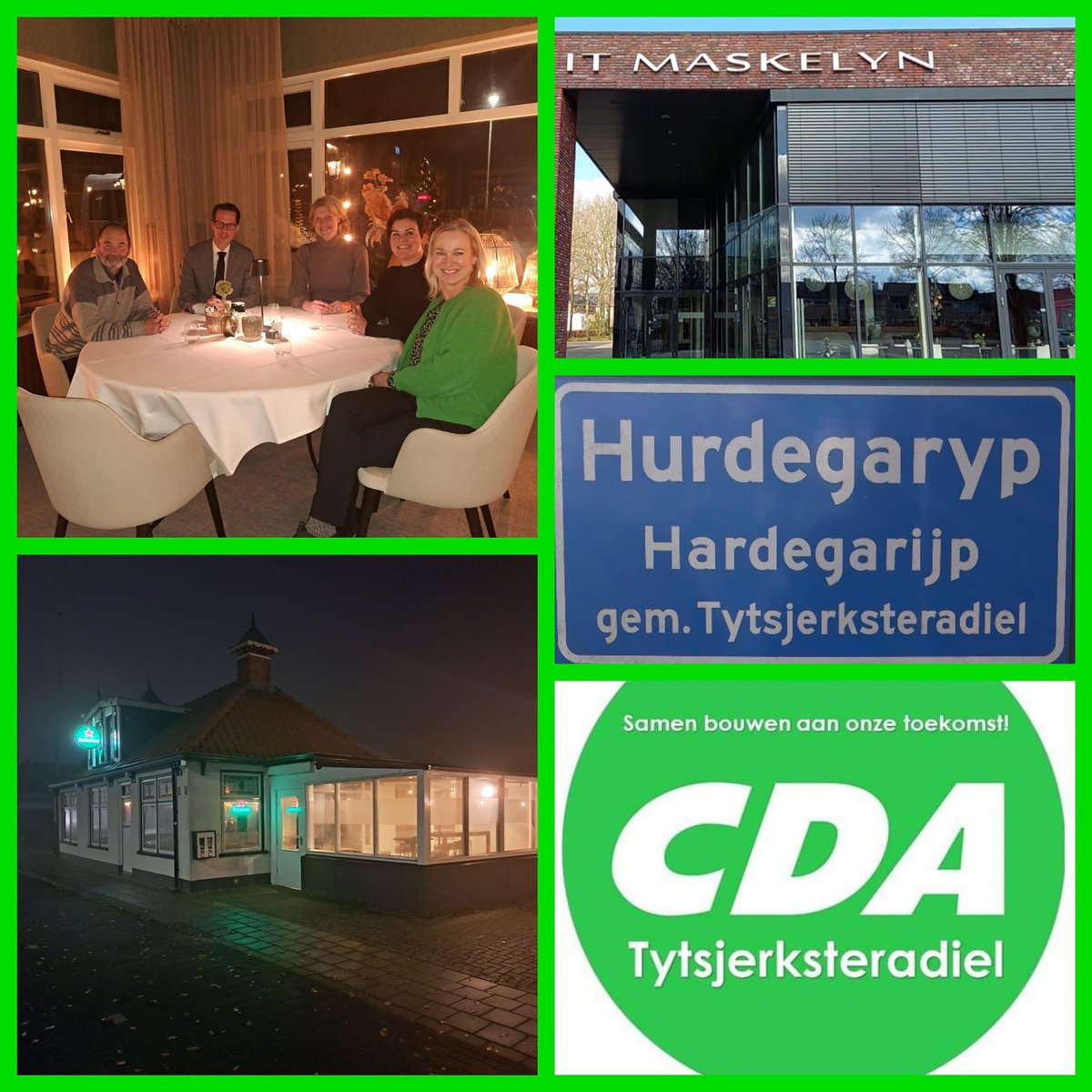 CDATytsjerkste2's tweet photo. Vandaag stond Hurdegaryp op onze agenda en heeft de CDA fractie een bezoek gebracht aan hotel Hurdegaryp,café ‘t Trefpunt, dorpshuis it Maskelyn en dorpsbelang Hurdegaryp. 
#middenyndemienskip #samenbouwenaanonzetoekomst
#Hurdegaryp #hotelhurdegaryp #Cafehettrefpunt #itmaskelyn https://t.co/mFnN4lrPSE