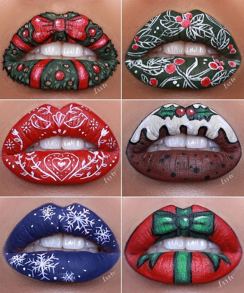KerionaRose's tweet photo. Christmas Kisses 💋   #lipstick
#makeup #Christmas #kerionarose 

https://t.co/RjAuF1v37j https://t.co/Ey2rYZHeac