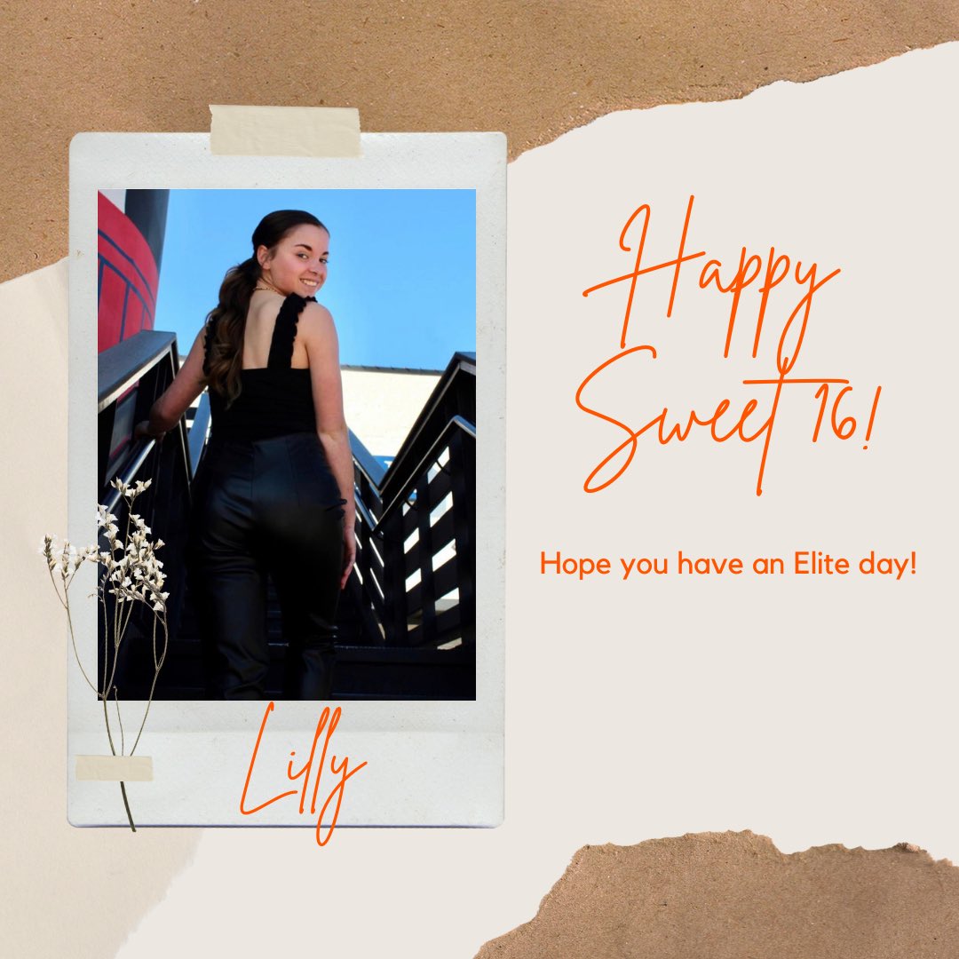 🎉Happy Sweet 16, <a href="/lilly_oxford/">Lilly Oxford</a>! We 💕 you and hope you are having an Elite day!