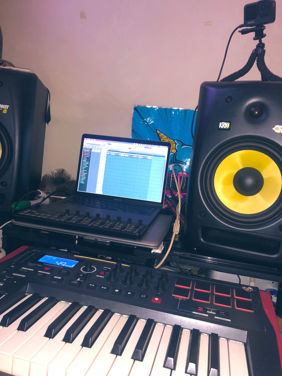 1Brinkstruk's tweet photo. Officially a producer myself. Thanks for always making a little moment of a dream become reality man. If it wasn’t for you I’ll prolly be more into the streets than music @KINGFACTS #TFTS ✌🏽🚛 https://t.co/hlsmIY27zC