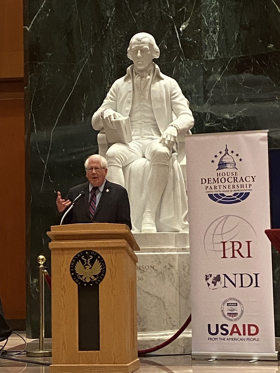 IRIglobal's tweet photo. Great to be at the @LibraryCongress with partners @NDI, @NED, &amp; @USAID to honor @RepDavidEPrice. As Chairman of @house_democracy he has been a powerful voice for freedom &amp; democracy in the world. https://t.co/f86zOEWJom