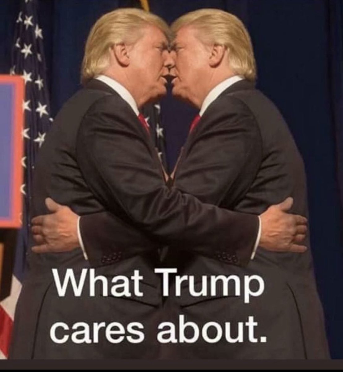 He doesn’t care about you, or America, or the Constitution. He puts himself first and only cares about himself. #TrumpIsDone #TrumpCrimeFamily